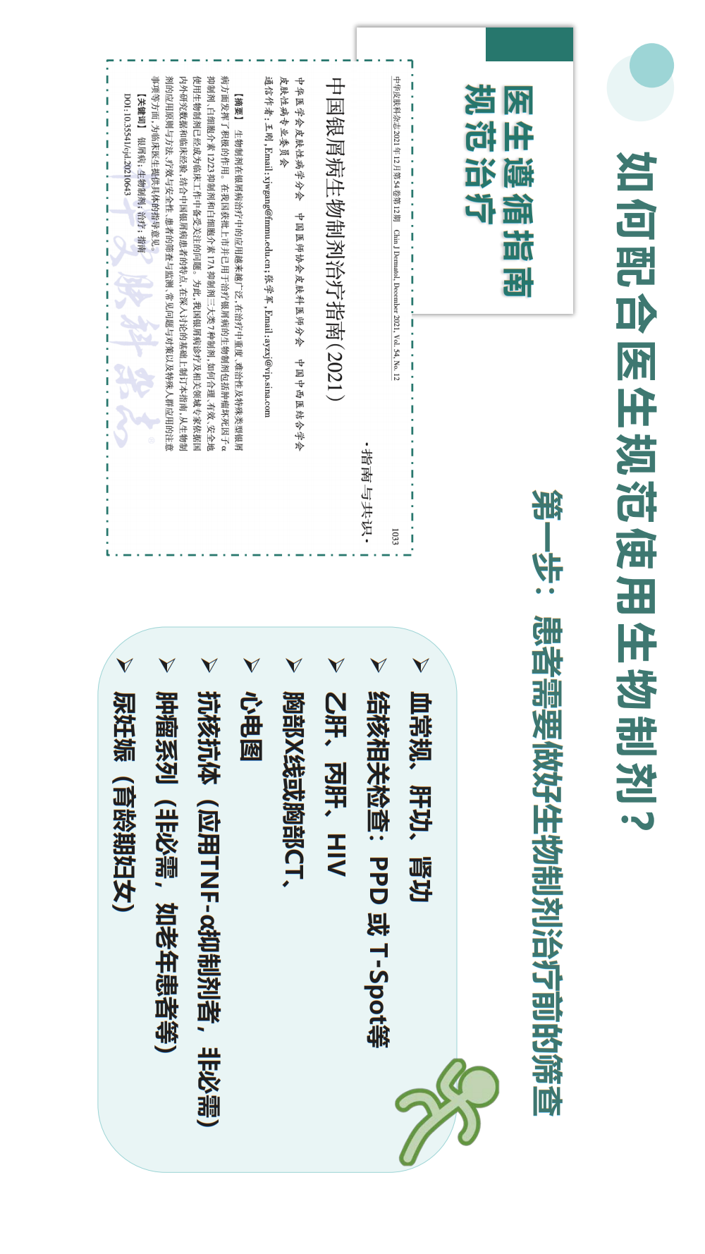 【银屑病科普手册】治疗用药、生物制剂疗法、疾病管理，患者必看