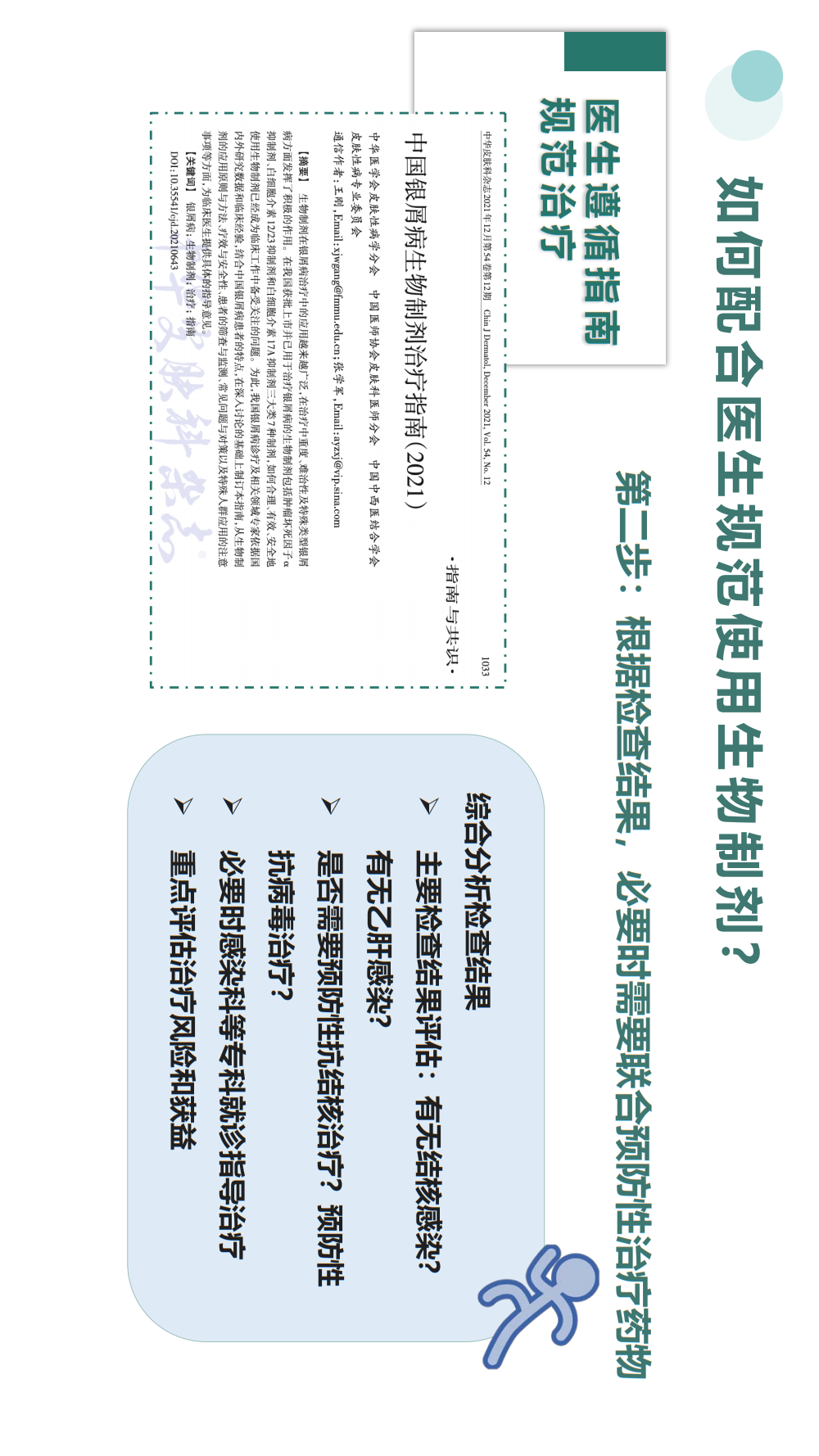【银屑病科普手册】治疗用药、生物制剂疗法、疾病管理，患者必看