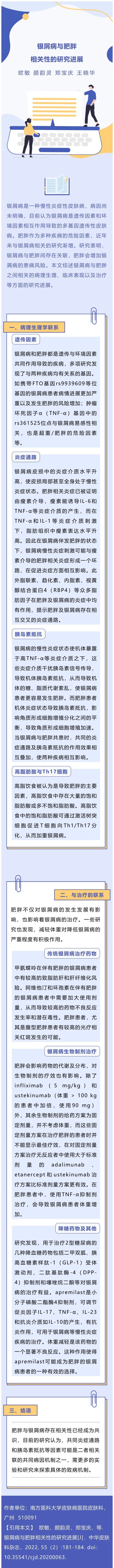 银屑病与肥胖有哪些内在联系？