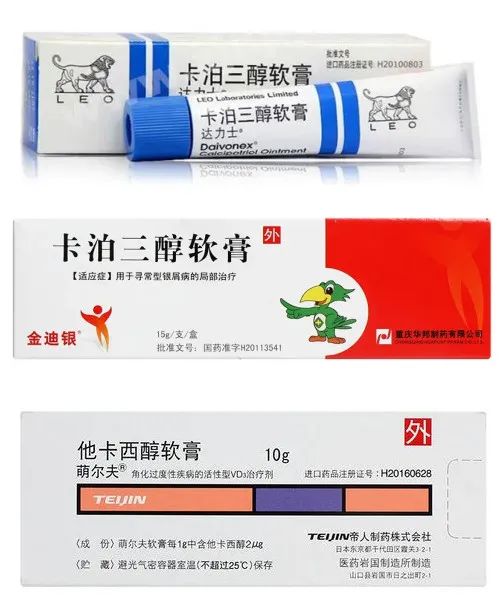 银屑病常用外用药物概况